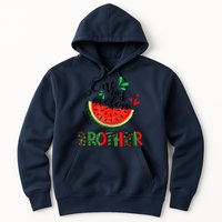 One In A Melon Brother Watermelon Family Matching Summer Hoodie