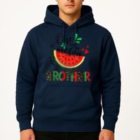 One In A Melon Brother Watermelon Family Matching Summer Hoodie