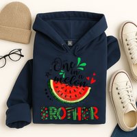 One In A Melon Brother Watermelon Family Matching Summer Hoodie