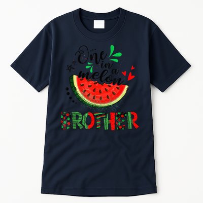 One In A Melon Brother Watermelon Family Matching Summer Tall T-Shirt