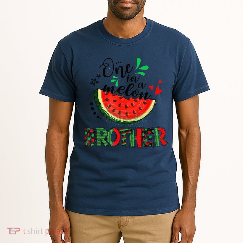 One In A Melon Brother Watermelon Family Matching Summer Tall T-Shirt