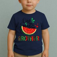 One In A Melon Brother Watermelon Family Matching Summer Toddler T-Shirt