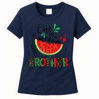 One In A Melon Brother Watermelon Family Matching Summer Womens T-Shirt