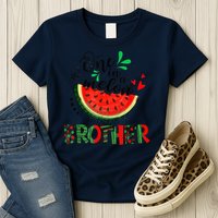 One In A Melon Brother Watermelon Family Matching Summer Womens T-Shirt