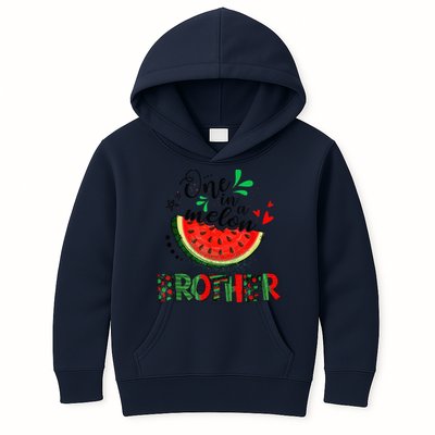 One In A Melon Brother Watermelon Family Matching Summer Kids Hoodie