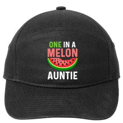 One in a Melon Auntie 7-Panel Snapback Hat