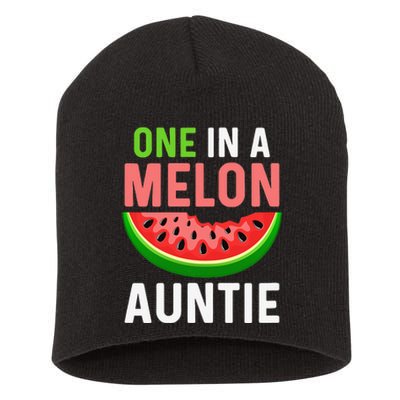 One in a Melon Auntie Short Acrylic Beanie