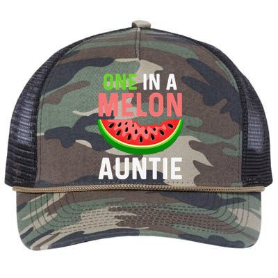 One in a Melon Auntie Retro Rope Trucker Hat Cap