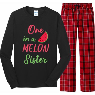 One In A Melon Sister Birthday Party Summer Matching Family Gift Long Sleeve Pajama Set