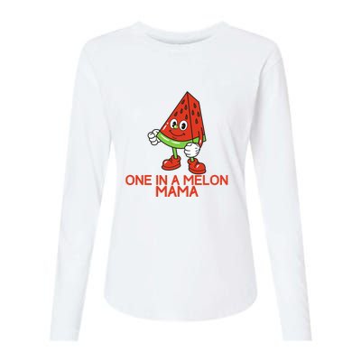 One In A Melon Mama Womens Cotton Relaxed Long Sleeve T-Shirt