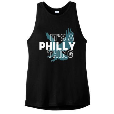 Original It's A Philly Thing Its A Philadelphia Thing Fan Ladies PosiCharge Tri-Blend Wicking Tank