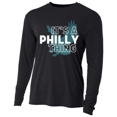 Original It's A Philly Thing Its A Philadelphia Thing Fan Cooling Performance Long Sleeve Crew