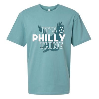 Original It's A Philly Thing Its A Philadelphia Thing Fan Sueded Cloud Jersey T-Shirt