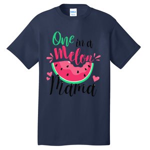 One In A Melon Mama Summer Birthday Party Matching Family Tall T-Shirt