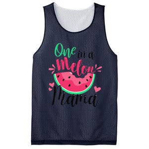 One In A Melon Mama Summer Birthday Party Matching Family Mesh Reversible Basketball Jersey Tank