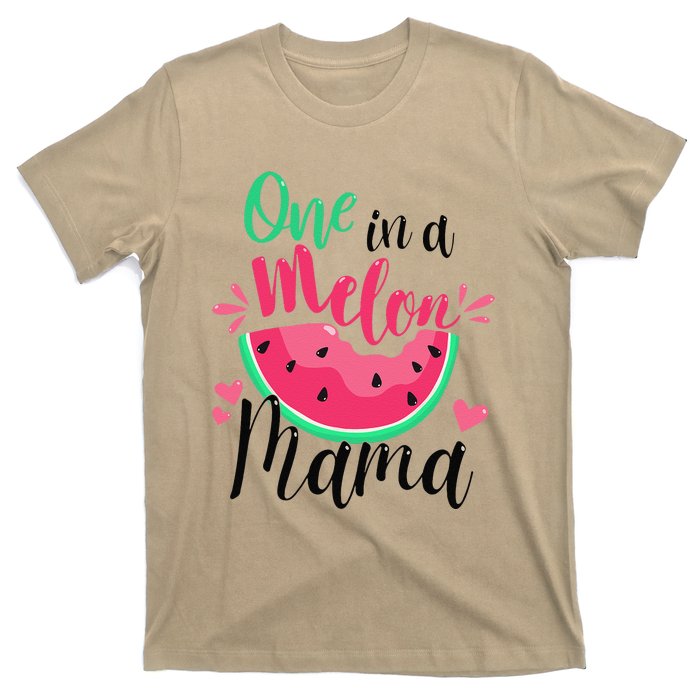 One In A Melon Mama Summer Birthday Party Matching Family T-Shirt