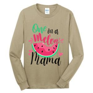 One In A Melon Mama Summer Birthday Party Matching Family Tall Long Sleeve T-Shirt