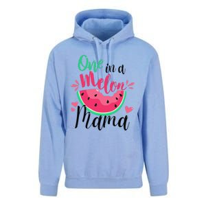 One In A Melon Mama Summer Birthday Party Matching Family Unisex Surf Hoodie