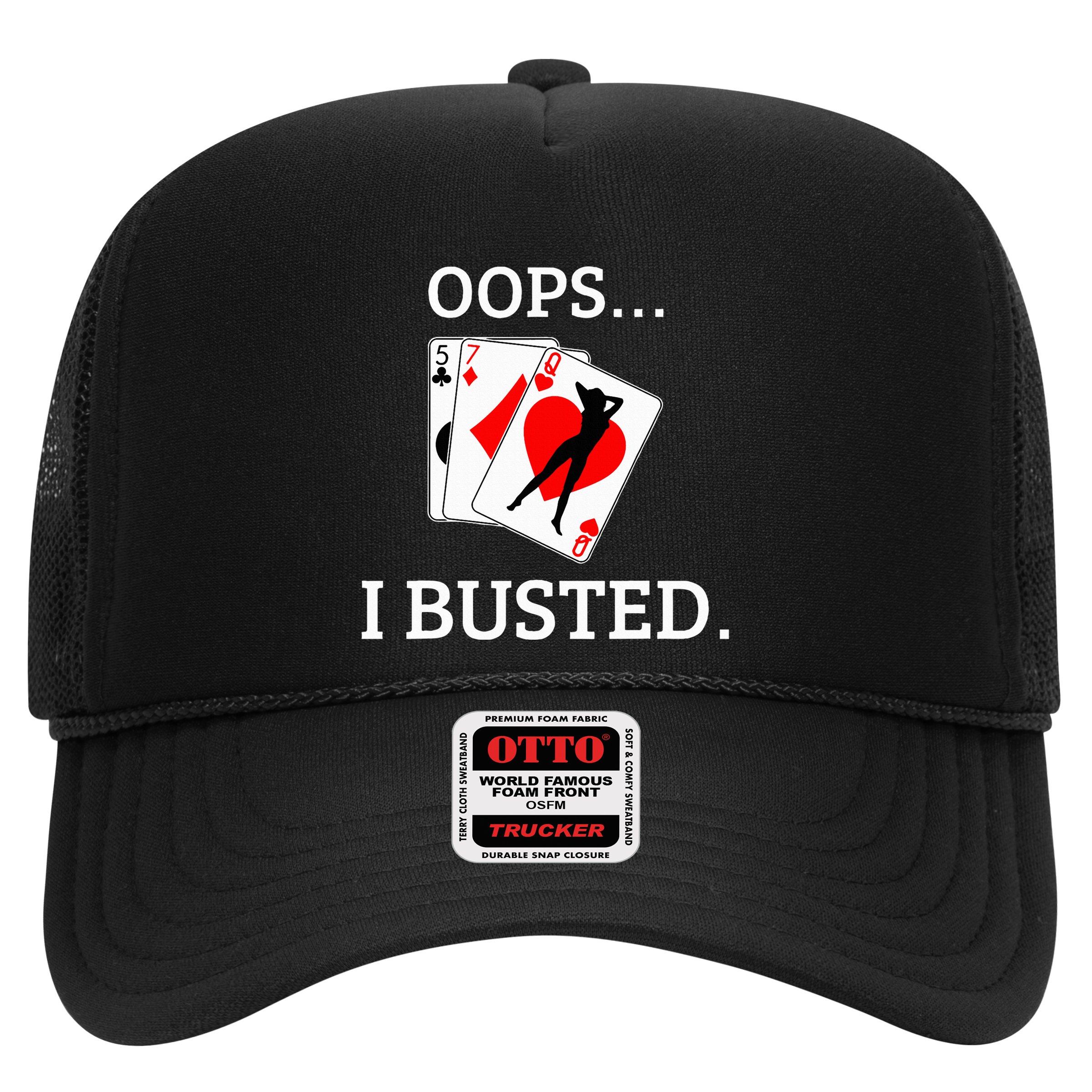 Oops I Busted Blackjack Sexy Queen Of Hearts Hat