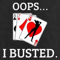Oops I Busted Blackjack Sexy Queen Of Hearts Hat
