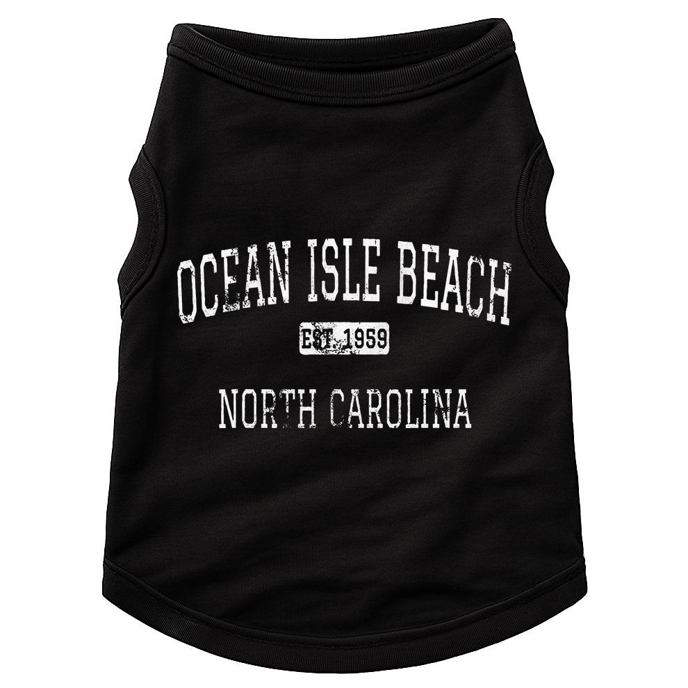 Ocean Isle Beach North Carolina Nc Vintage Doggie Tank