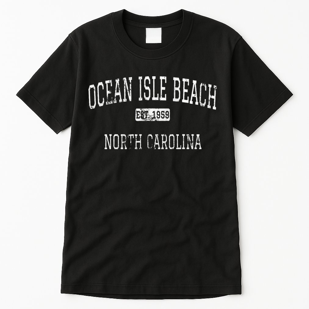 Ocean Isle Beach North Carolina Nc Vintage Tall T-Shirt