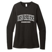 Ocean Isle Beach North Carolina Womens CVC Long Sleeve Shirt