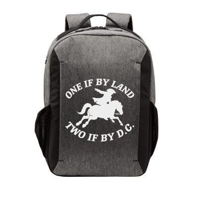 One If By Land, Two If By D.c. Paul Revere Tyranny Warning Vector Backpack