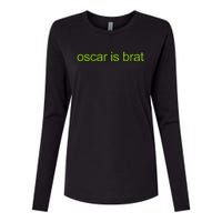 Oscar Is Brat Limited Womens Cotton Relaxed Long Sleeve T-Shirt