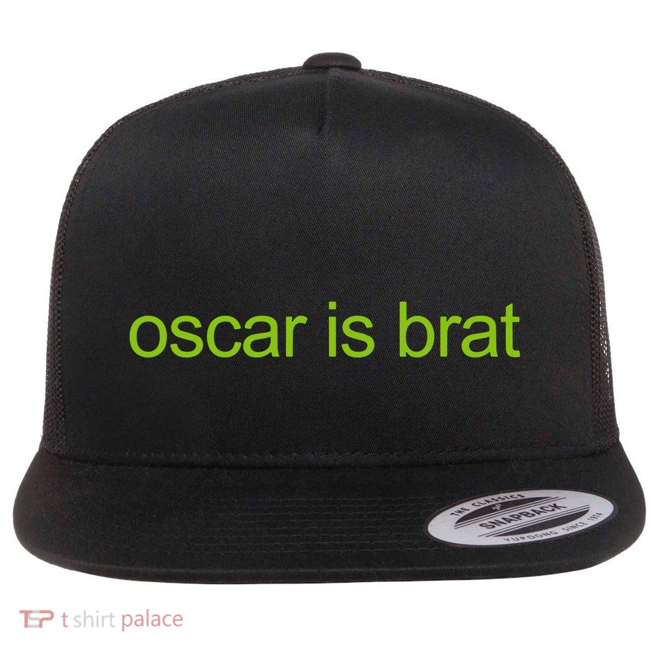 Oscar Is Brat Limited Flat Bill Trucker Hat