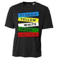 OES It's Blue Yellow White Green Red For Me Mother's Day Cooling Performance Crew T-Shirt