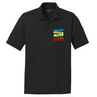 OES It's Blue Yellow White Green Red For Me Mother's Day PosiCharge RacerMesh Polo