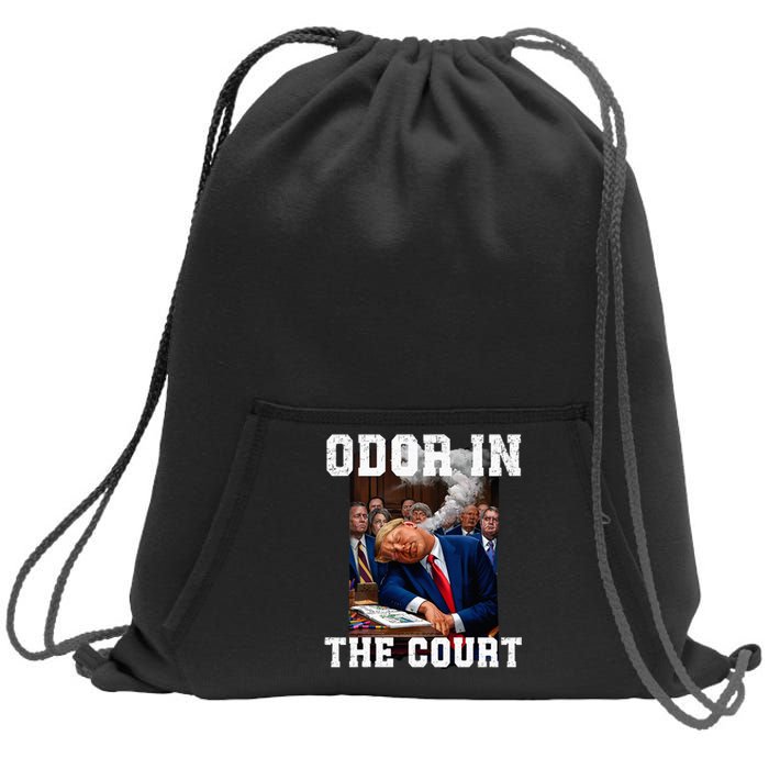 Odor In Court TrumpS Hilarious Gaffe Sleeping Passing Wind Sweatshirt Cinch Pack Bag