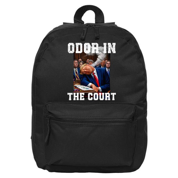 Odor In Court TrumpS Hilarious Gaffe Sleeping Passing Wind 16 in Basic Backpack