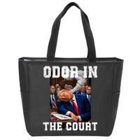 Odor In Court TrumpS Hilarious Gaffe Sleeping Passing Wind Zip Tote Bag