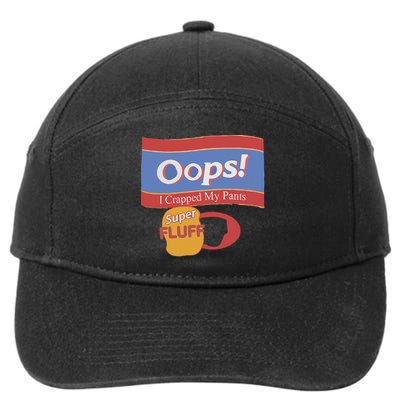 Oops I Crapped My Pants 7-Panel Snapback Hat