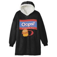 Oops I Crapped My Pants Hooded Wearable Blanket