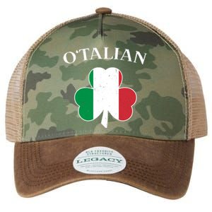 O Italian Clover St Patrick's Day Legacy Tie Dye Trucker Hat