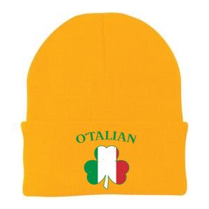 O Italian Clover St Patrick's Day Knit Cap Winter Beanie