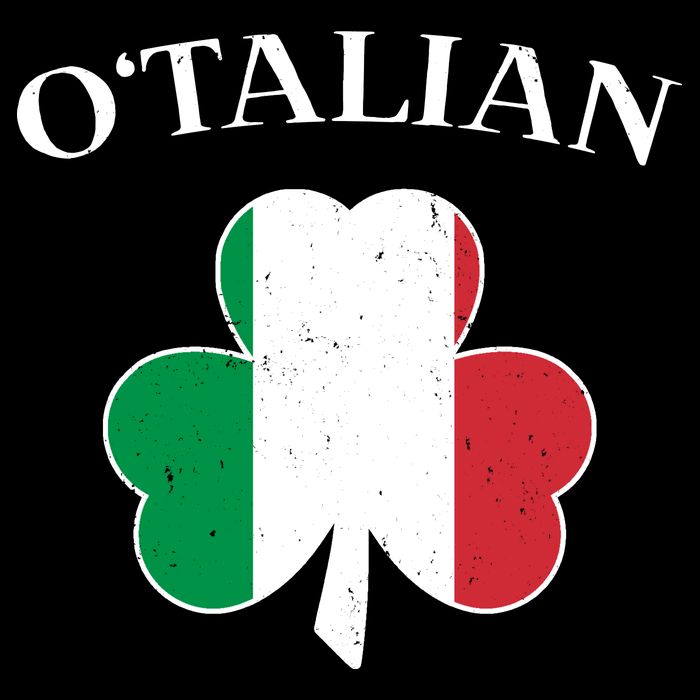 O Italian Clover St Patrick's Day Flexfit Unipanel Trucker Cap