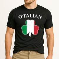 O Italian Clover St Patrick's Day Cooling Performance Crew T-Shirt