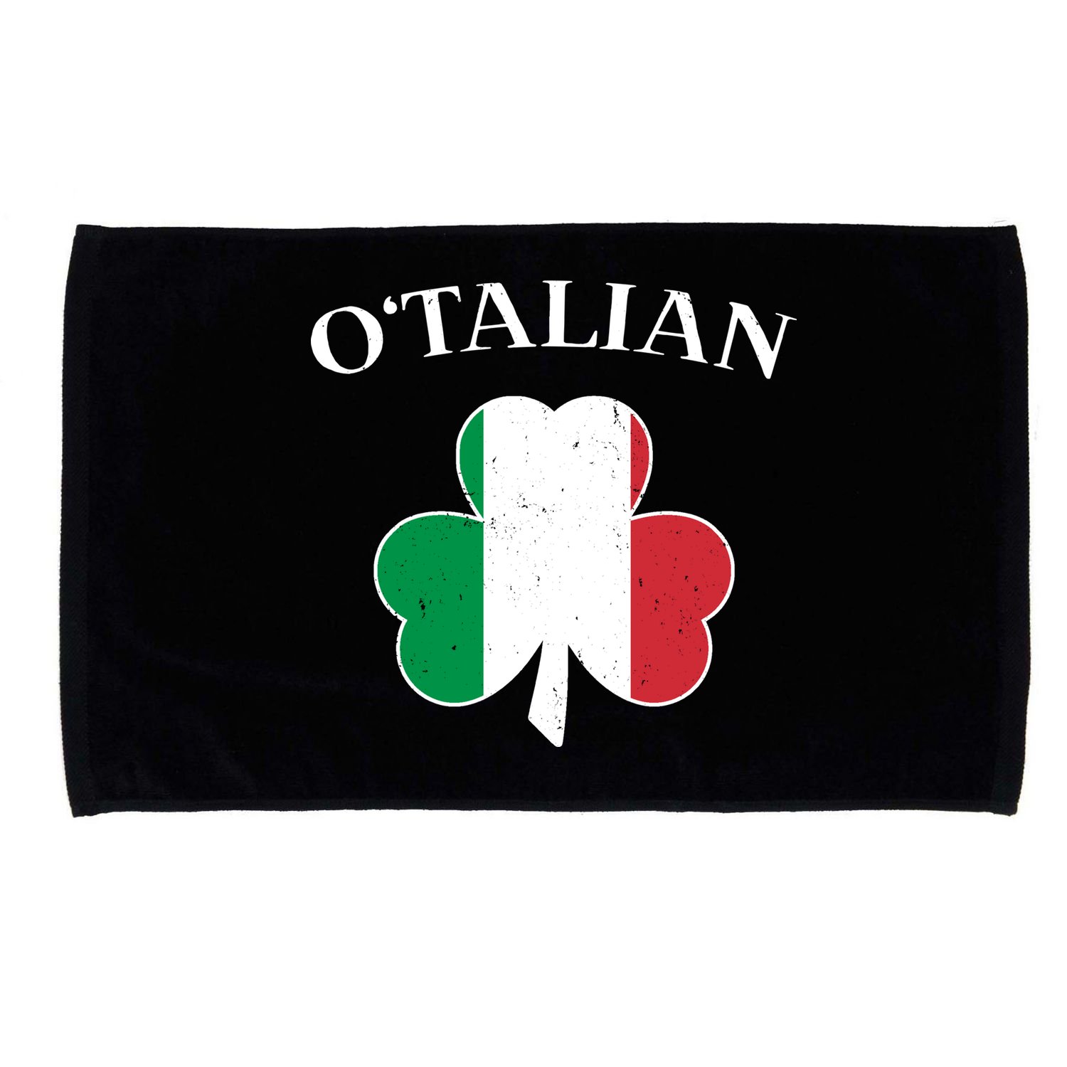 O Italian Clover St Patrick's Day Microfiber Hand Towel