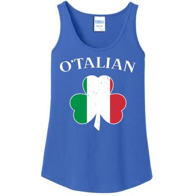 O Italian Clover St Patrick's Day Ladies Essential Tank