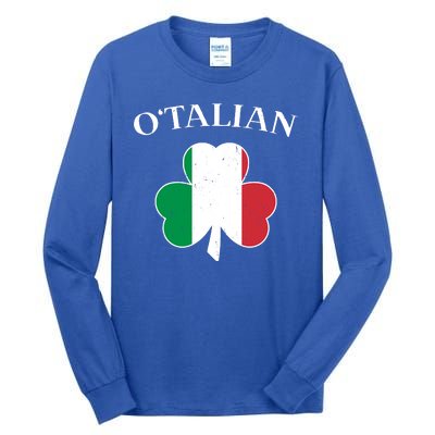 O Italian Clover St Patrick's Day Tall Long Sleeve T-Shirt