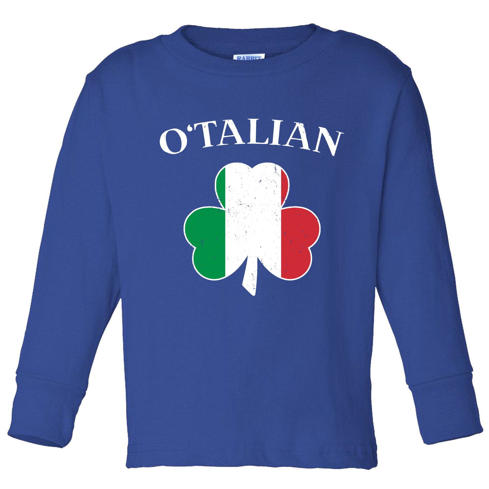 O Italian Clover St Patrick's Day Toddler Long Sleeve Shirt