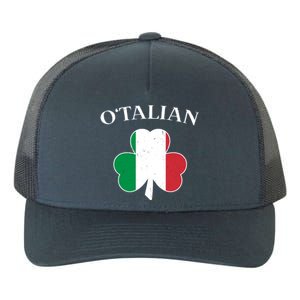 O Italian Clover St Patrick's Day Yupoong Adult 5-Panel Trucker Hat