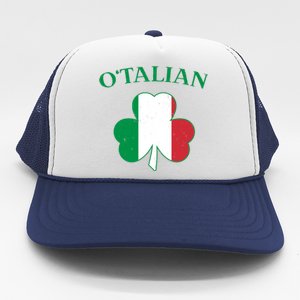 O Italian Clover St Patrick's Day Trucker Hat