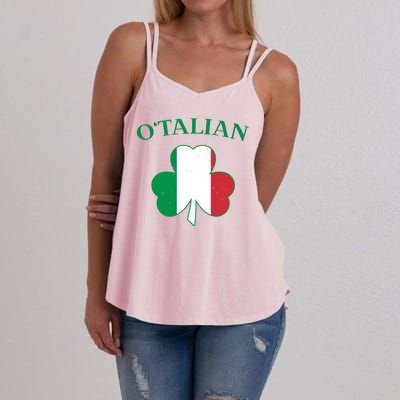 O Italian Clover St Patrick's Day Women's Strappy Tank