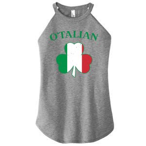 O Italian Clover St Patrick's Day Women's Perfect Tri Rocker Tank