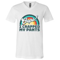 Oops I Crapped My Pants V-Neck T-Shirt